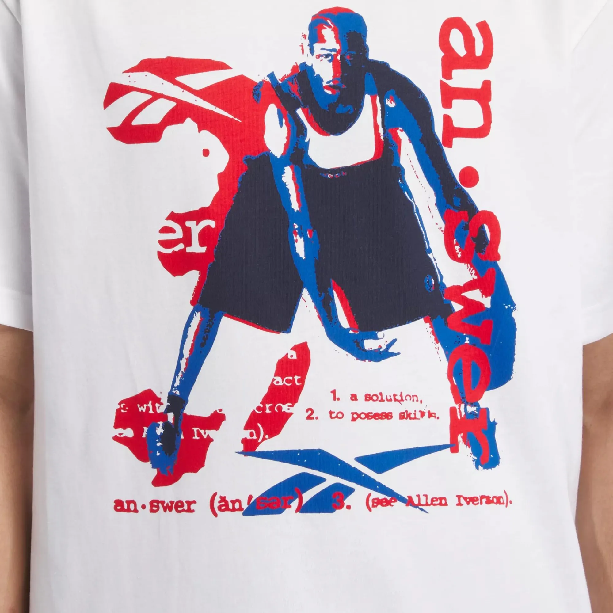 Tops & T-Shirts|Reebok Tops & T-Shirts Basketball Iverson Graphic T-Shirt