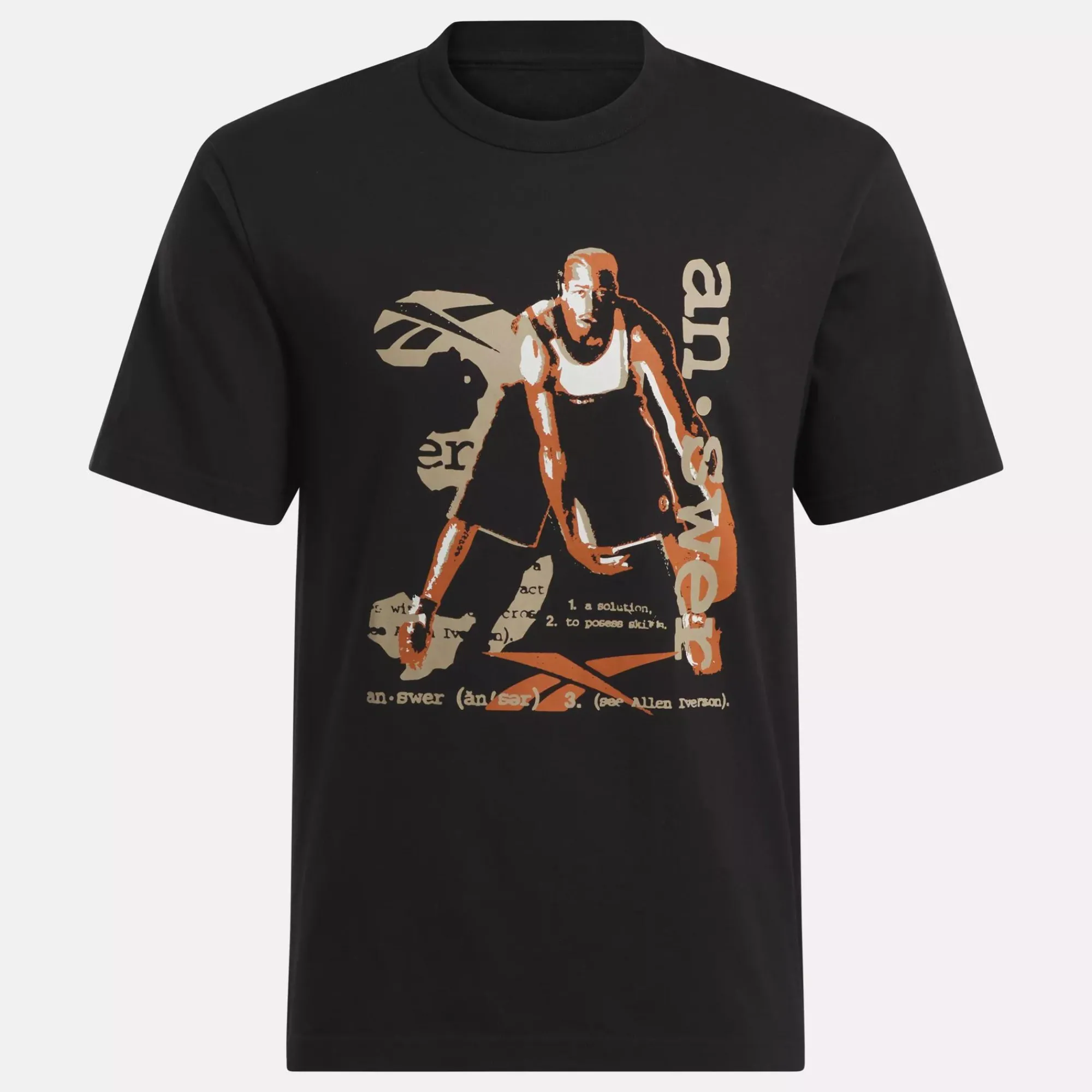 Tops & T-Shirts|Reebok Tops & T-Shirts Basketball Iverson Graphic T-Shirt