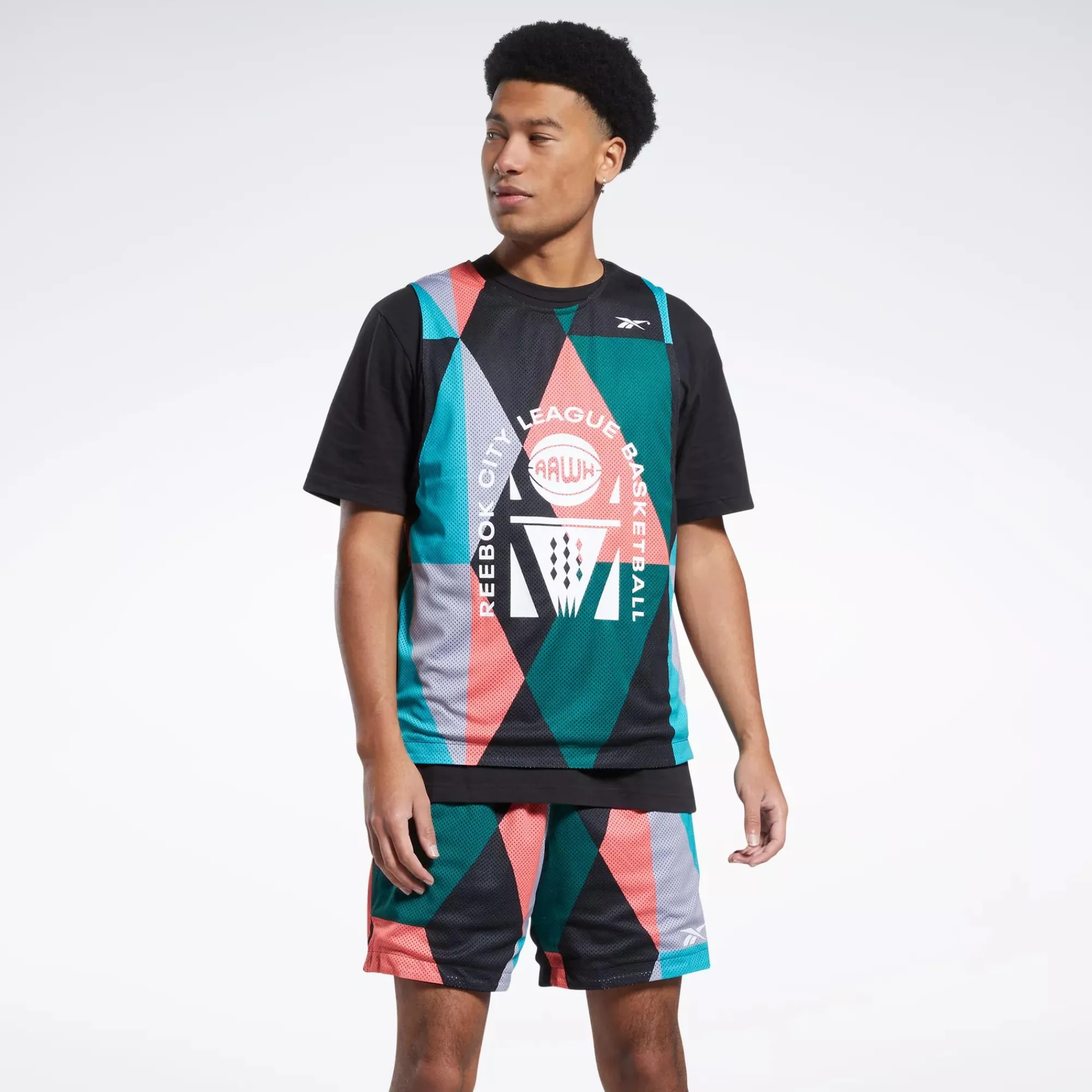 Tank Tops|Reebok Tank Tops City League Reversible Mesh Jersey
