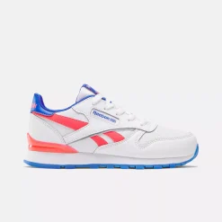 Big Kids' Shoes (Sizes 3.5-7)|Reebok Big Kids' Shoes (Sizes 3.5-7) Classic Leather Step 'N Flash Shoes - Preschool
