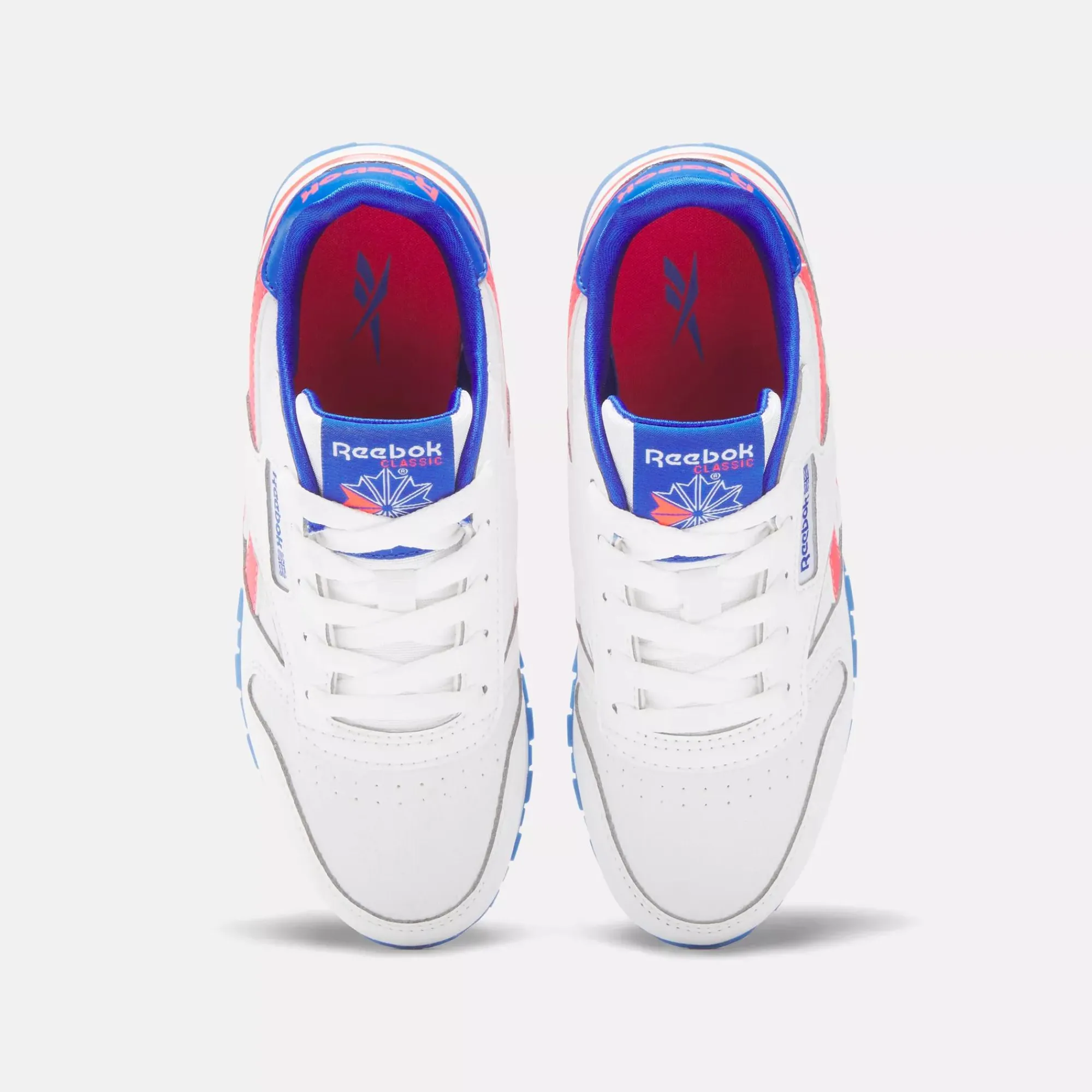 Big Kids' Shoes (Sizes 3.5-7)|Reebok Big Kids' Shoes (Sizes 3.5-7) Classic Leather Step 'N Flash Shoes - Preschool