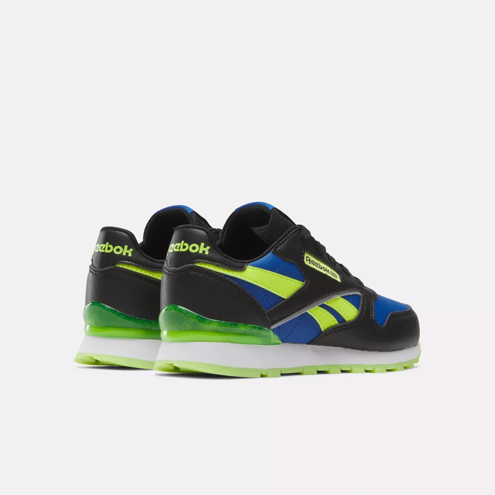 Big Kids' Shoes (Sizes 3.5-7)|Reebok Big Kids' Shoes (Sizes 3.5-7) Classic Leather Step 'N Flash Shoes - Preschool