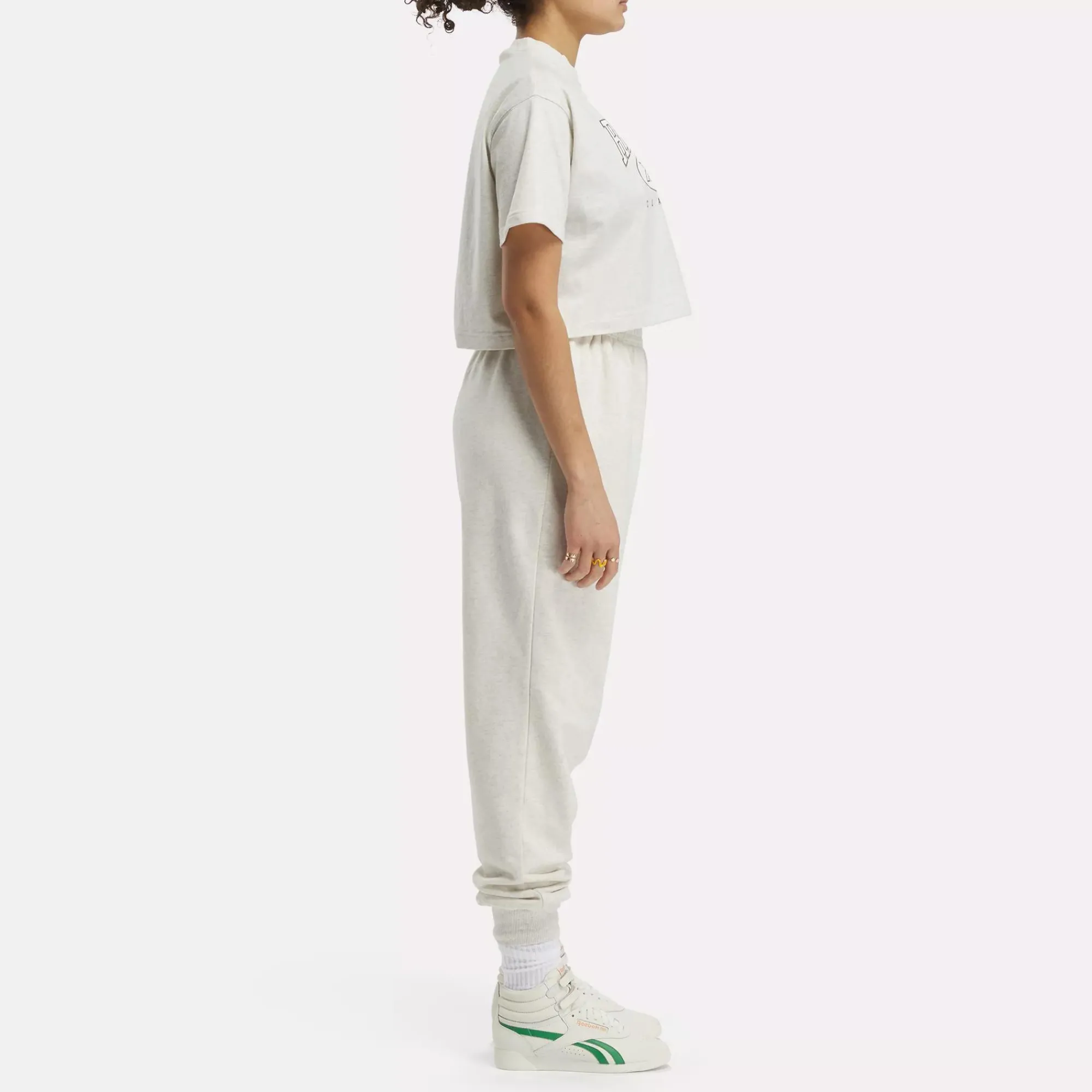 Loungewear|Reebok Loungewear Classics Archive Essentials Big Logo Crop T-Shirt