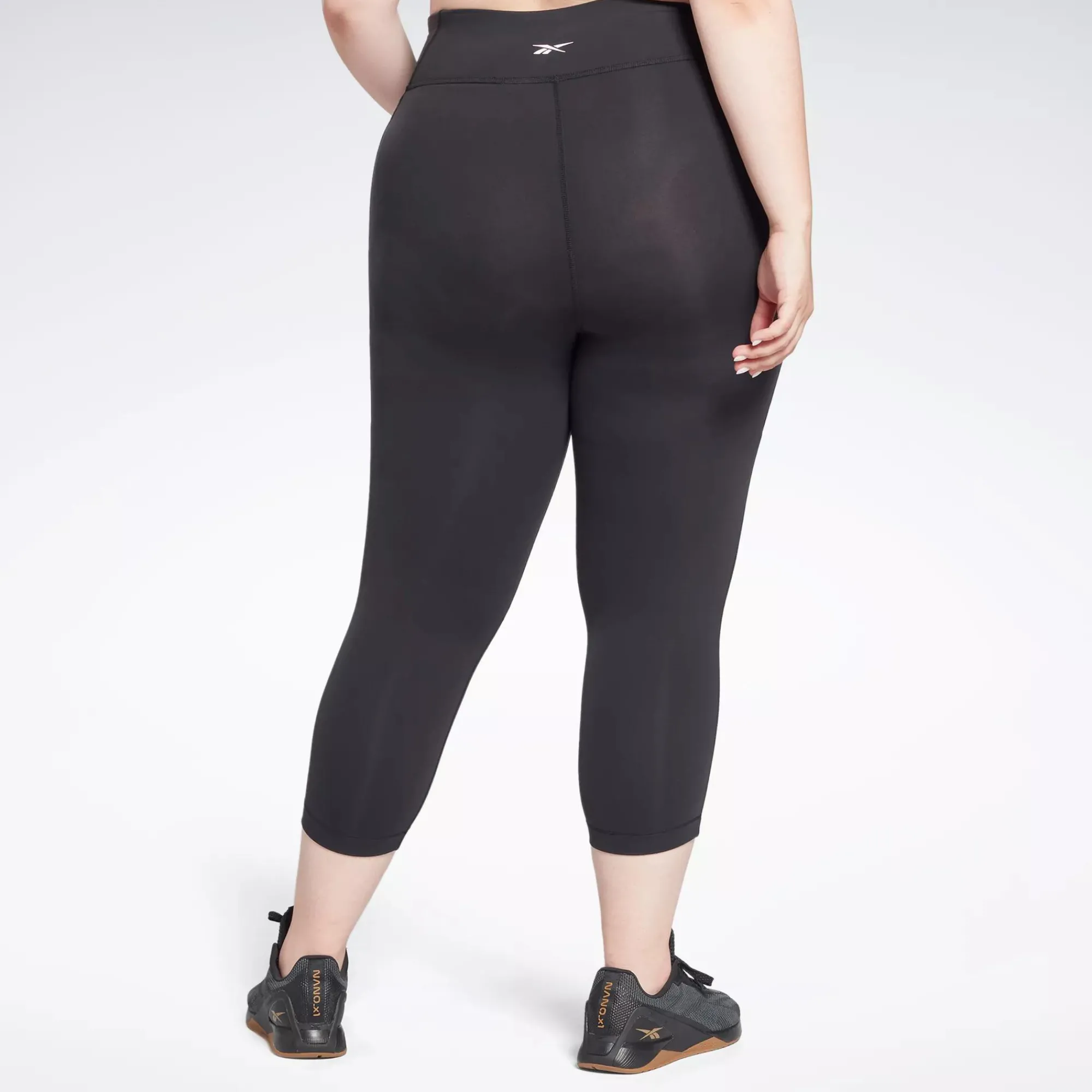 Leggings & Tights|Reebok Leggings & Tights Lux 3/4 Leggings (Plus Size)