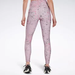 Leggings & Tights|Reebok Leggings & Tights Lux 2.0 Multi-Colored Speckle Leggings
