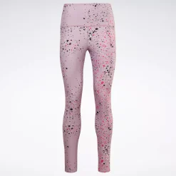 Leggings & Tights|Reebok Leggings & Tights Lux 2.0 Multi-Colored Speckle Leggings