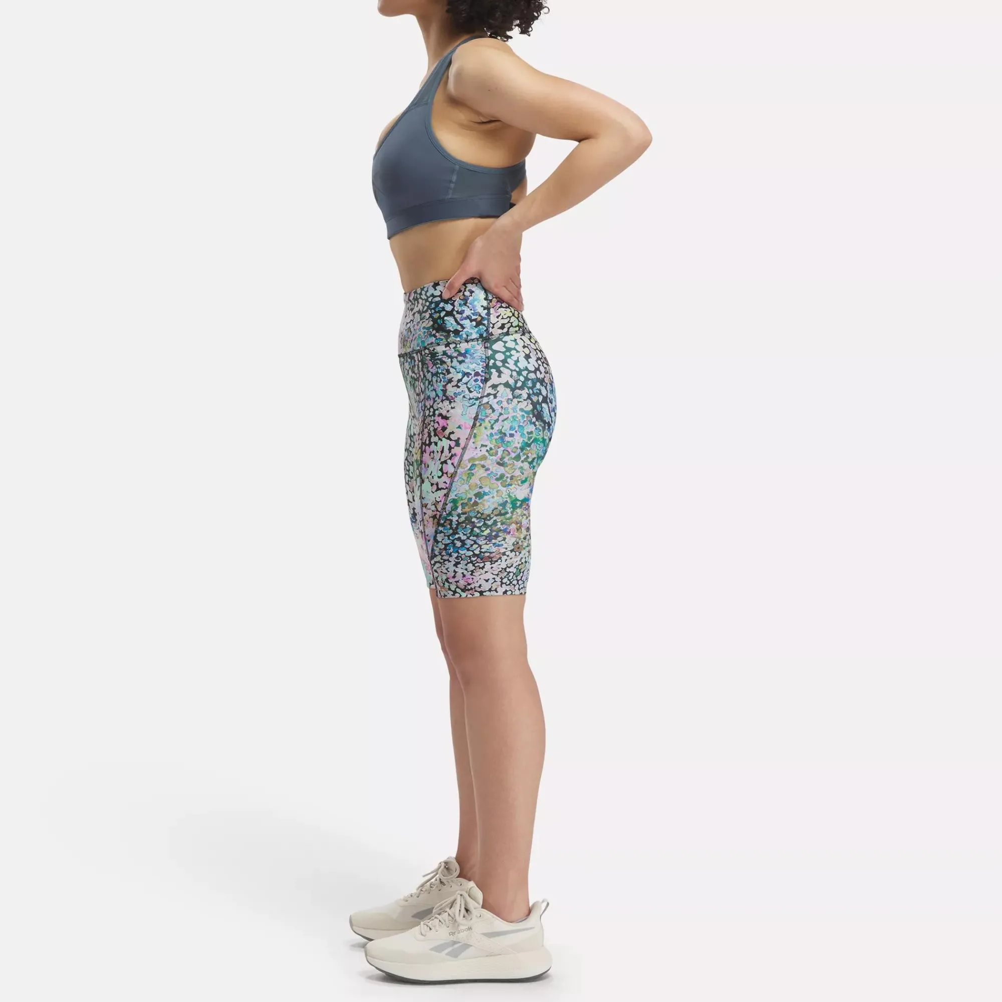 Shorts|Reebok Shorts Lux Bold High-Rise Modern Safari Bike Short