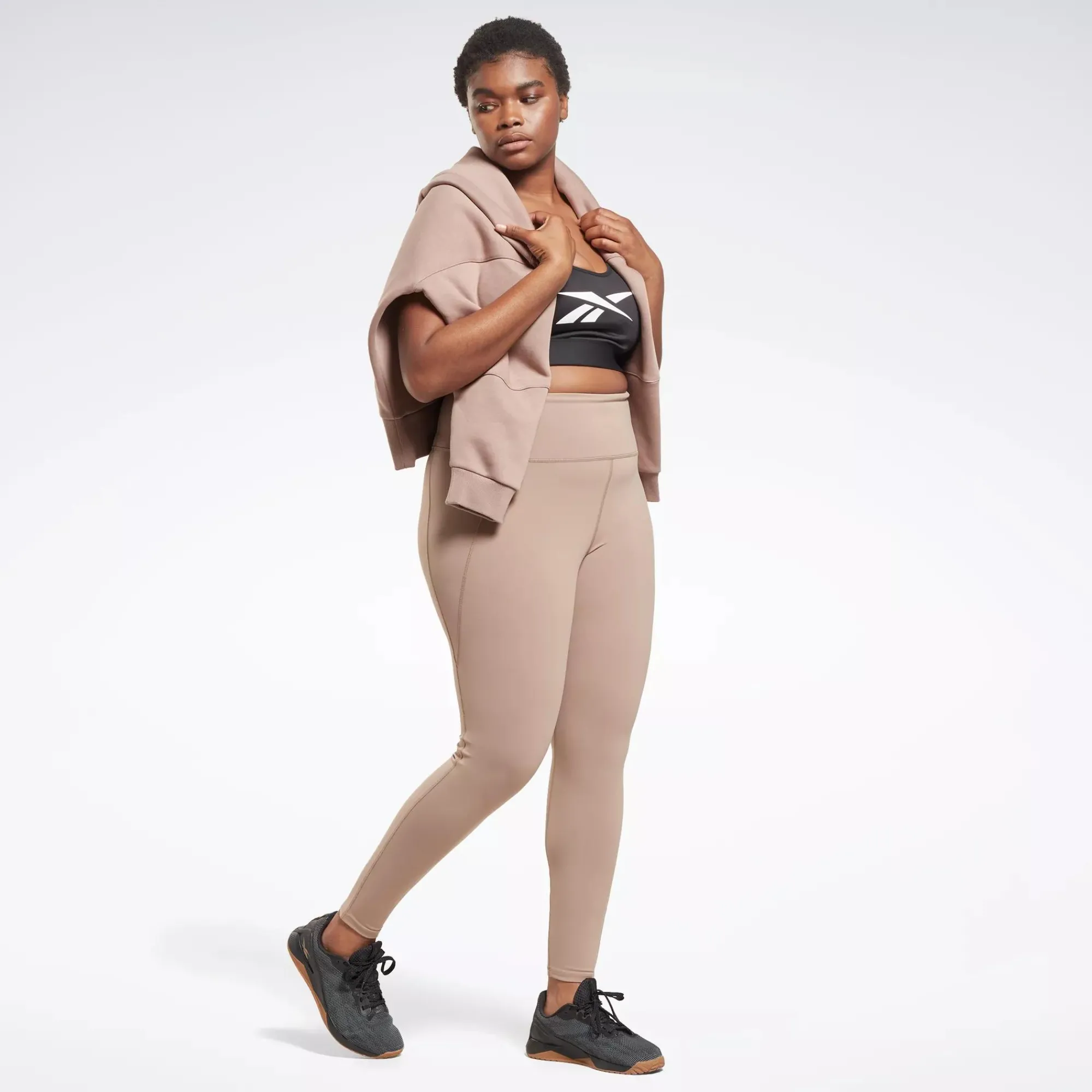 Leggings & Tights|Reebok Leggings & Tights Lux High-Rise Leggings (Plus Size)