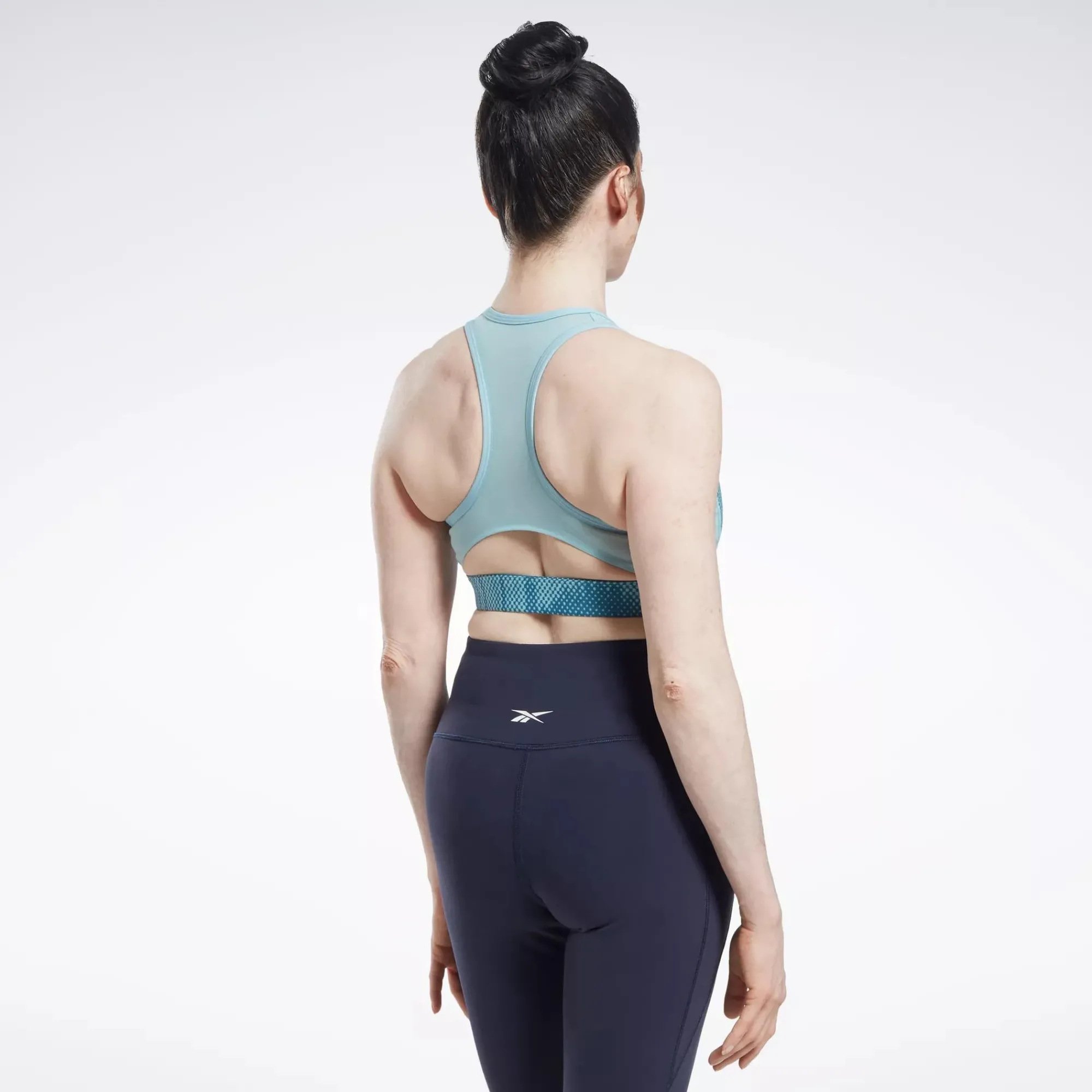 Sports Bras|Reebok Sports Bras Lux Perform Allover Print Racer Bra