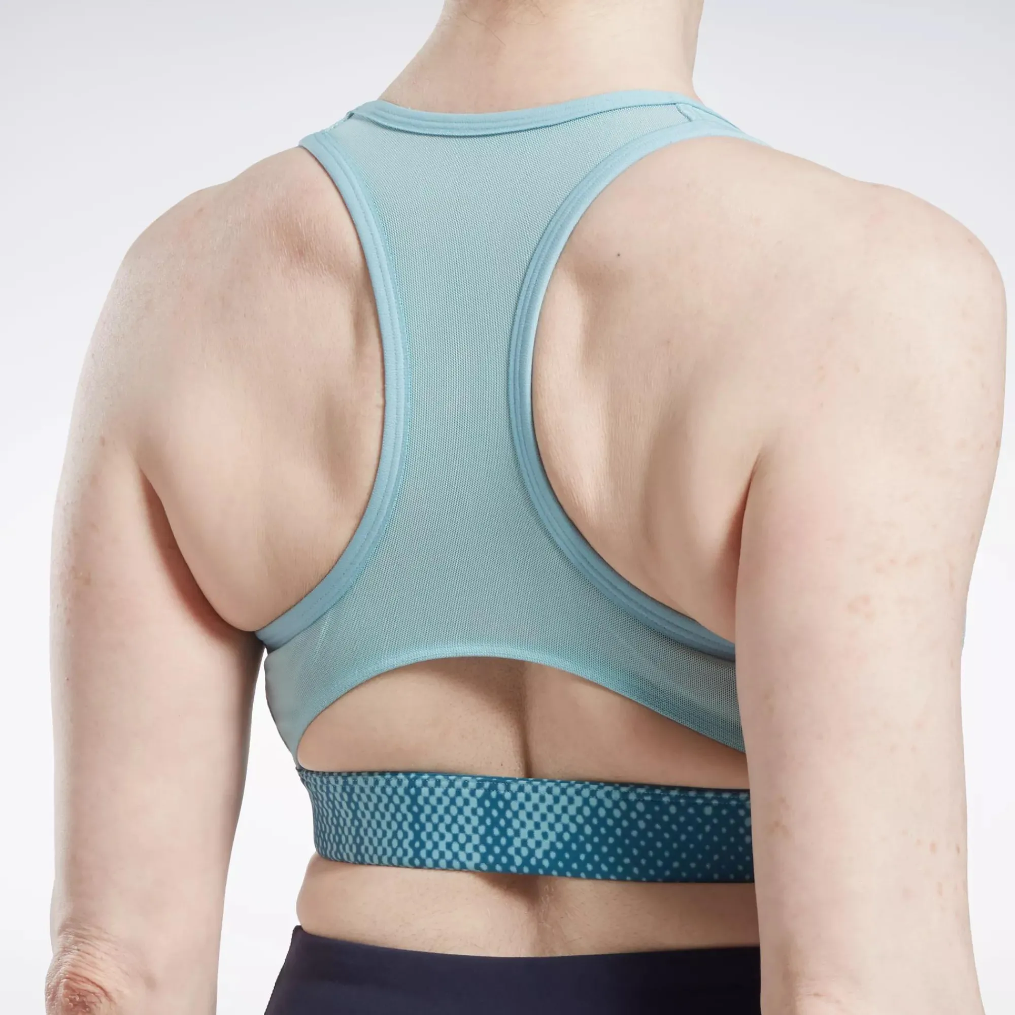 Sports Bras|Reebok Sports Bras Lux Perform Allover Print Racer Bra
