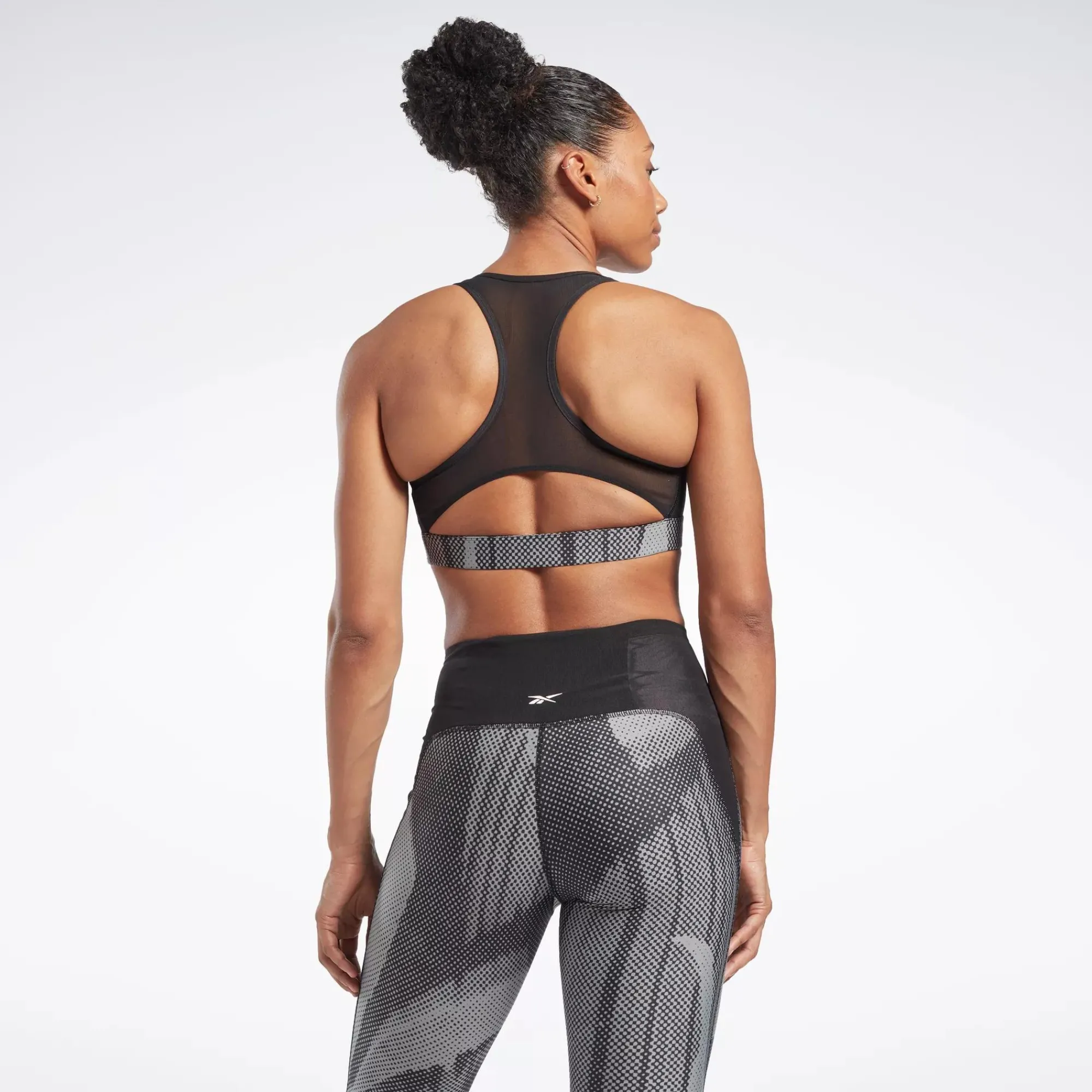 Sports Bras|Reebok Sports Bras Lux Perform Allover Print Racer Bra