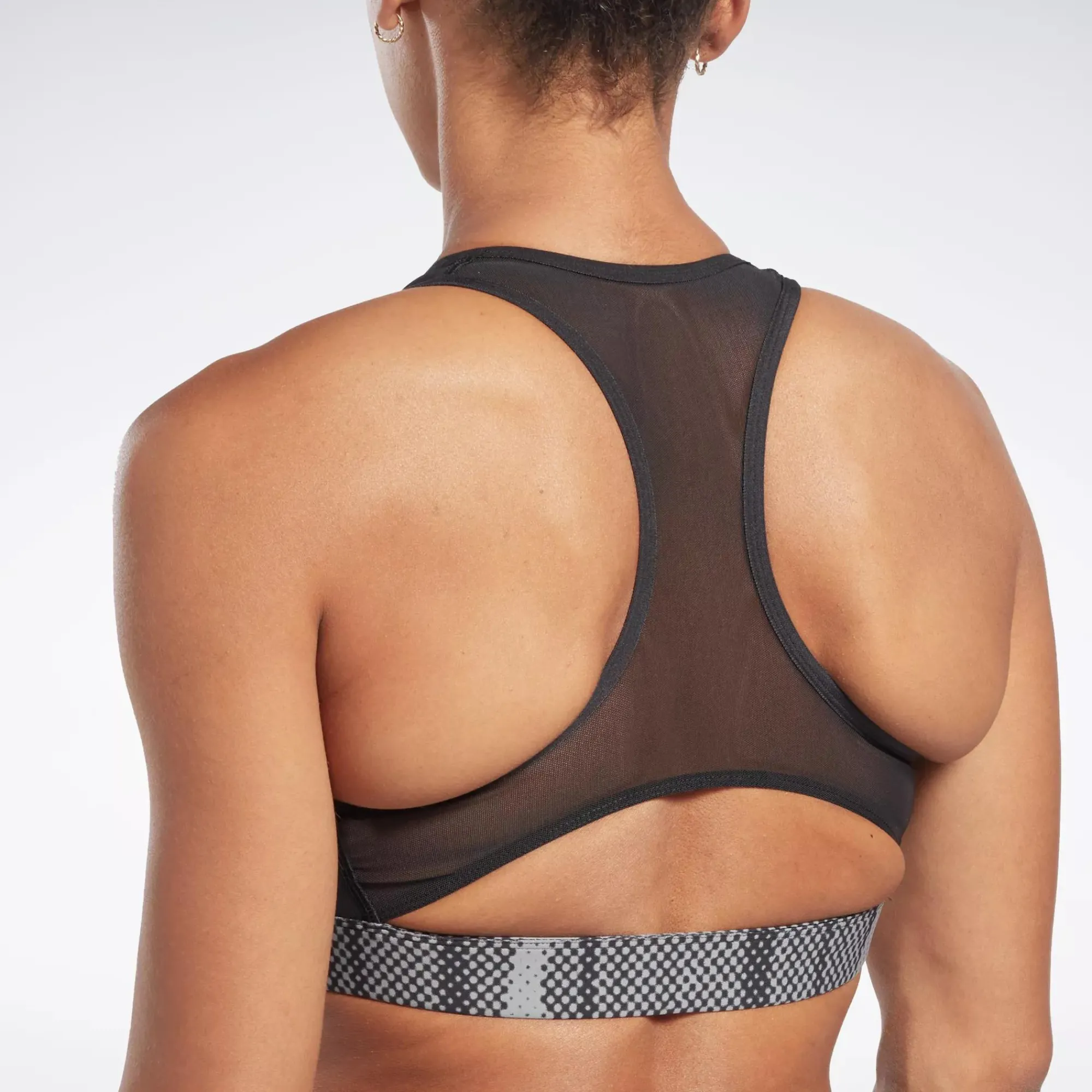 Sports Bras|Reebok Sports Bras Lux Perform Allover Print Racer Bra