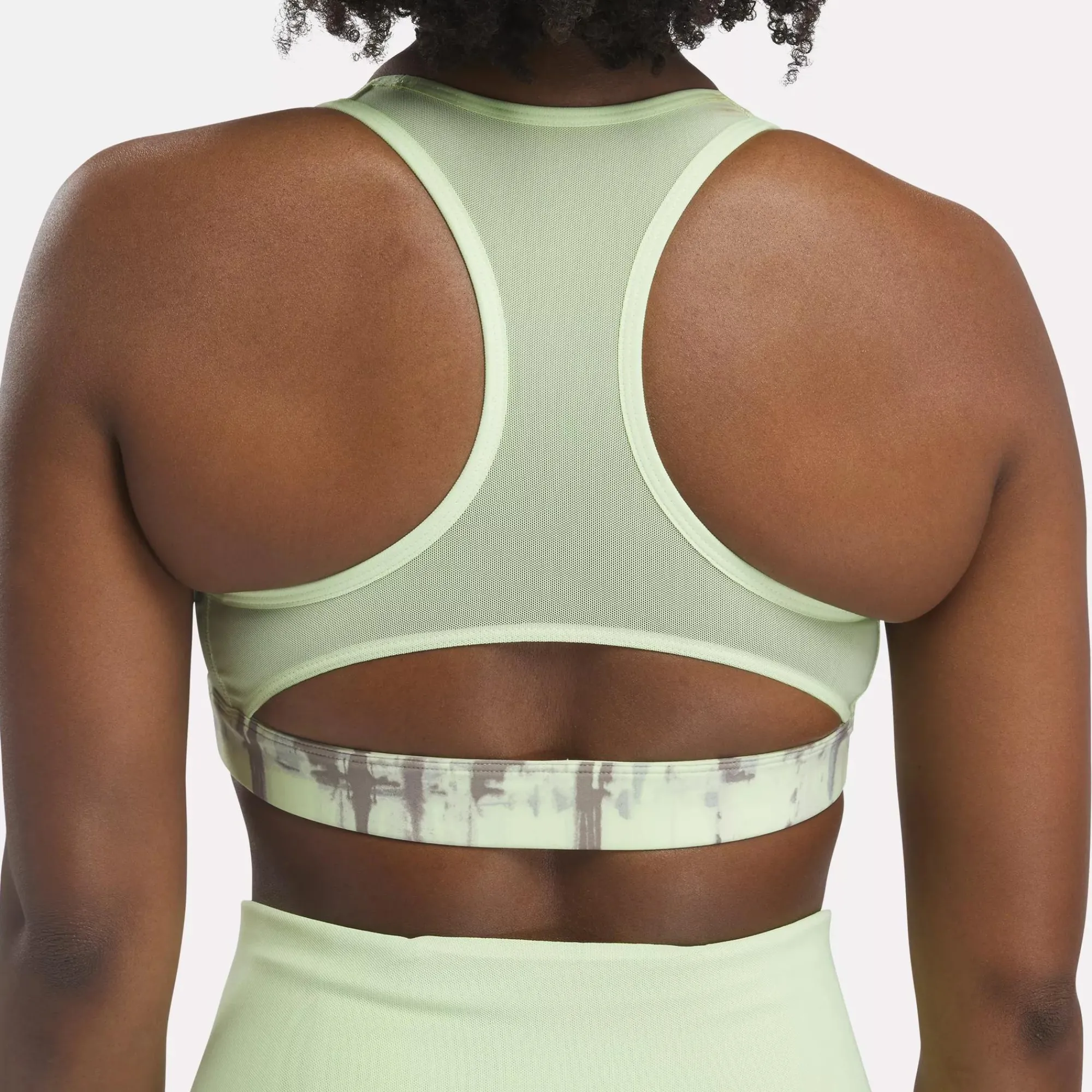 Yoga|Reebok Yoga Lux Perform Printed Racer Bra