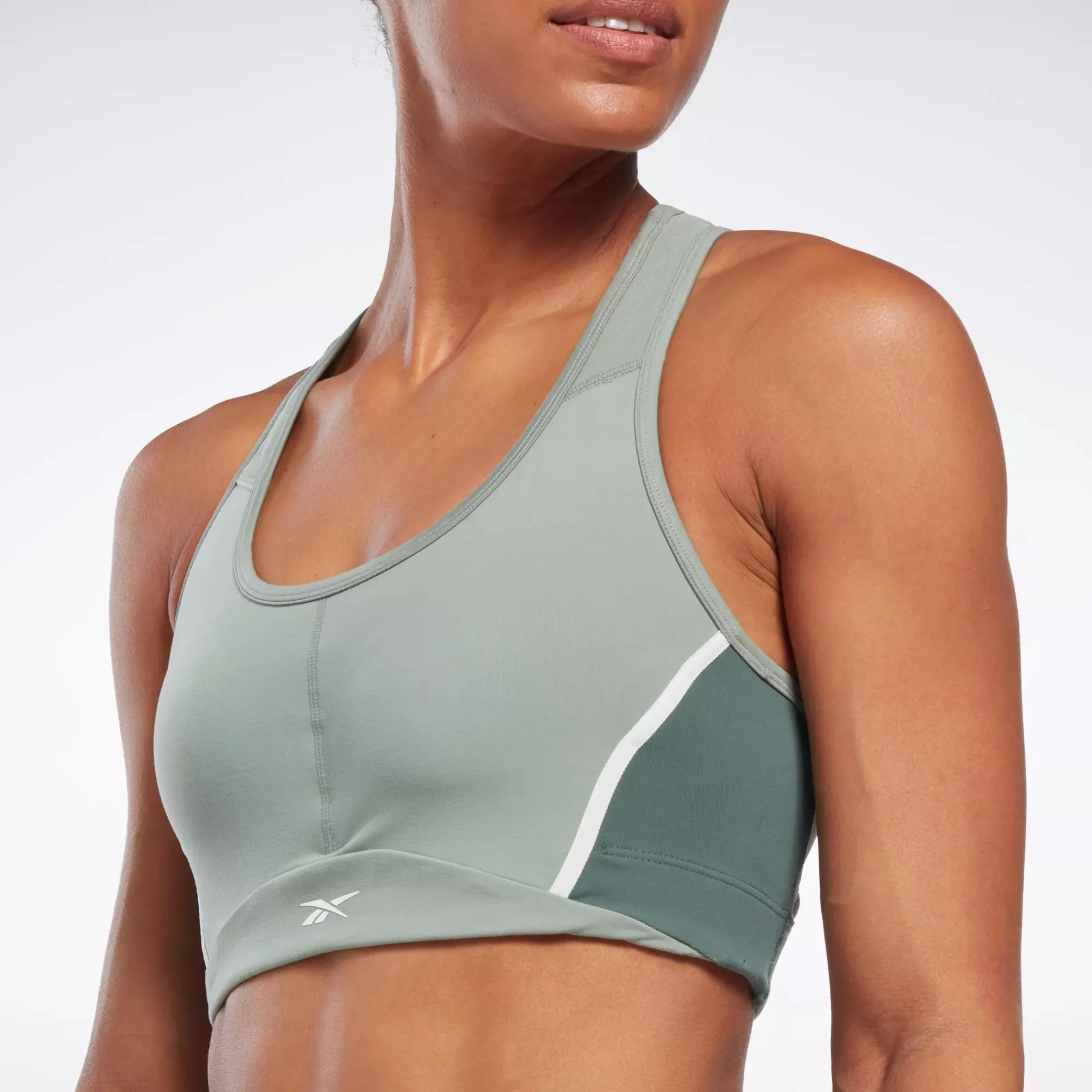 Sports Bras|Reebok Sports Bras Lux Racer Padded Colorblock Bra