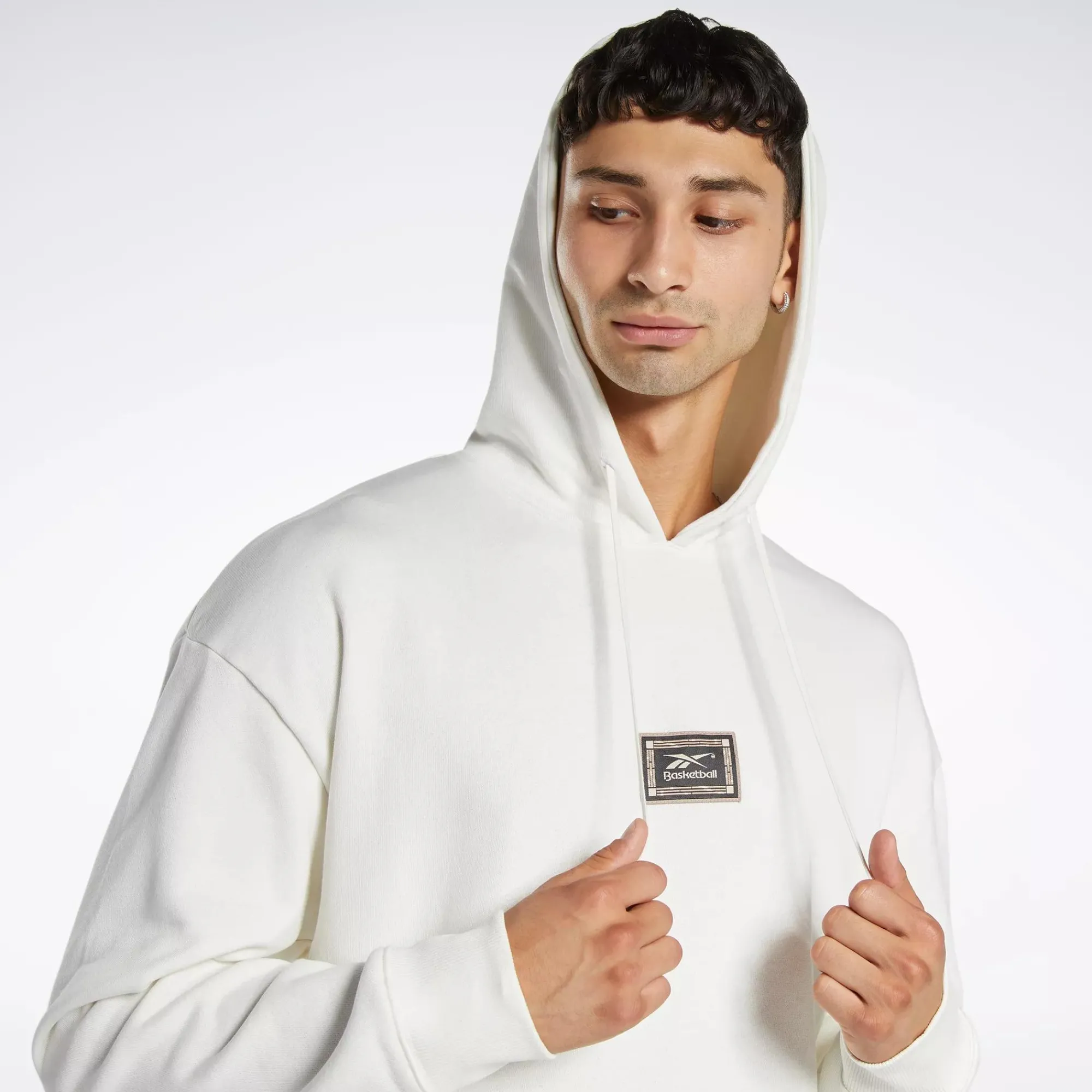 Hoodies & Sweatshirts|Reebok Hoodies & Sweatshirts Basketball Relaxed Heavyweight Fleece Hoodie