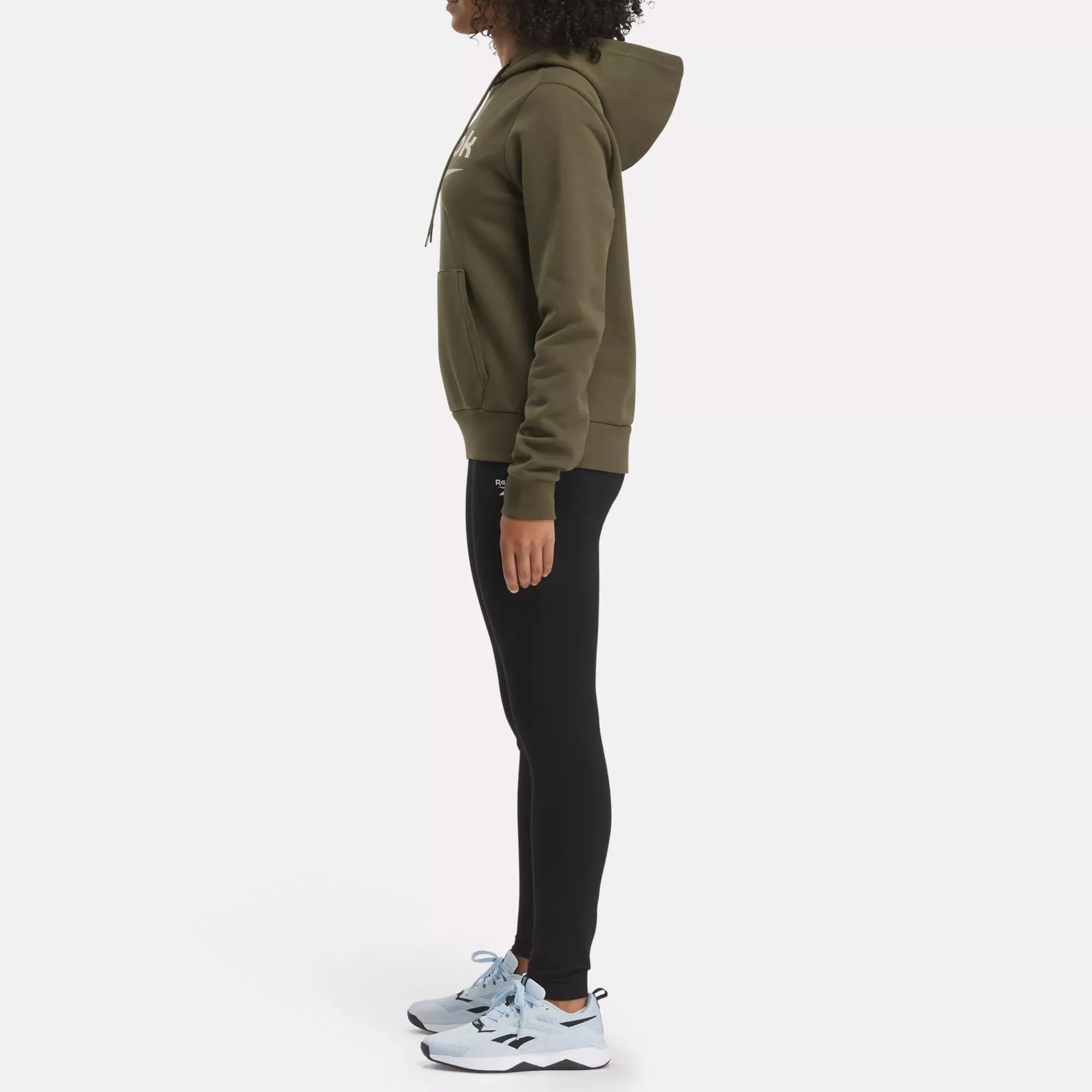 Loungewear|Reebok Loungewear Identity Big Logo Fleece Hoodie
