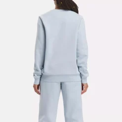 Loungewear|Reebok Loungewear Identity Big Logo Fleece Crew Sweatshirt