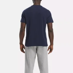 Tops & T-Shirts|Reebok Tops & T-Shirts Identity Big Stacked Logo T-Shirt