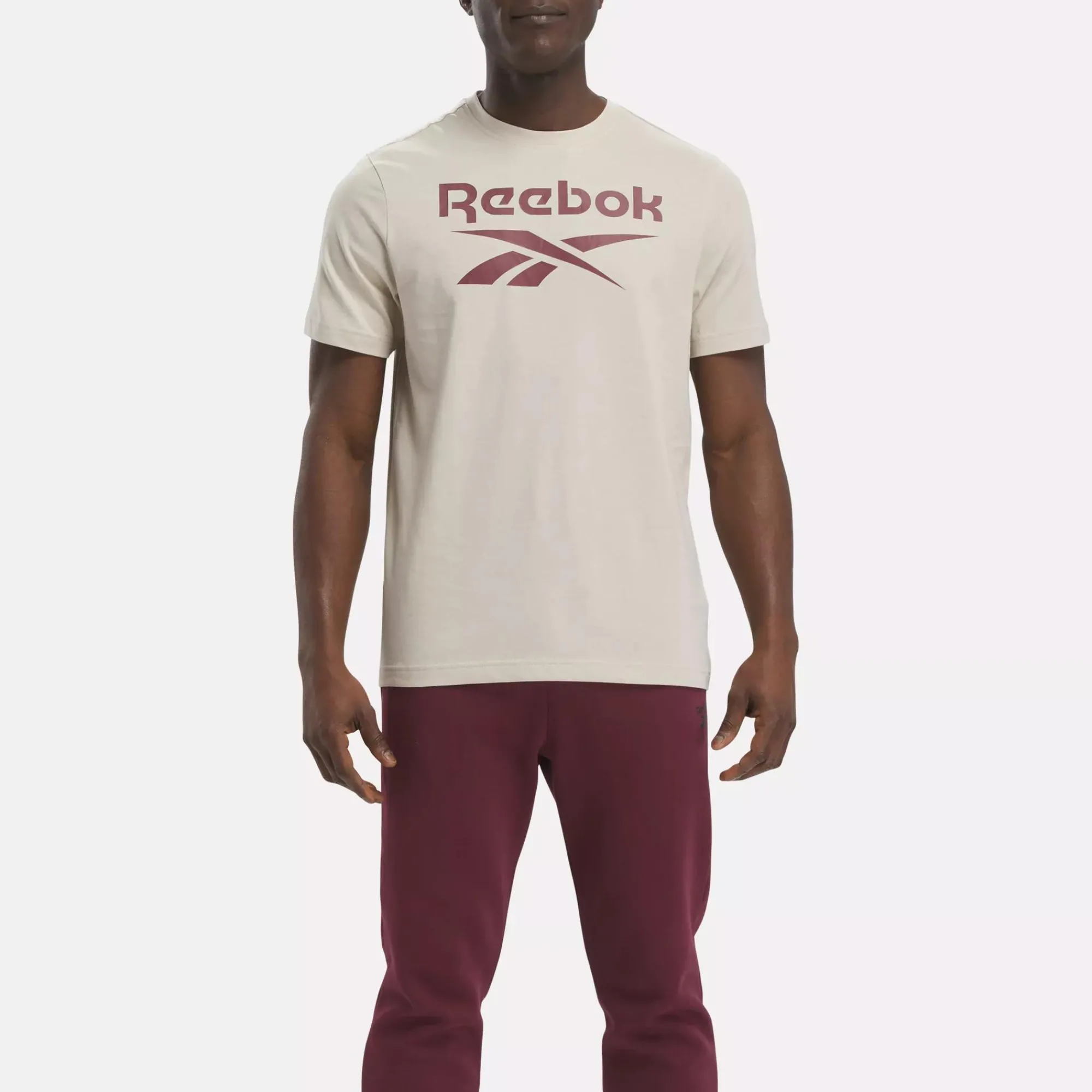 Tops & T-Shirts|Reebok Tops & T-Shirts Identity Big Stacked Logo T-Shirt