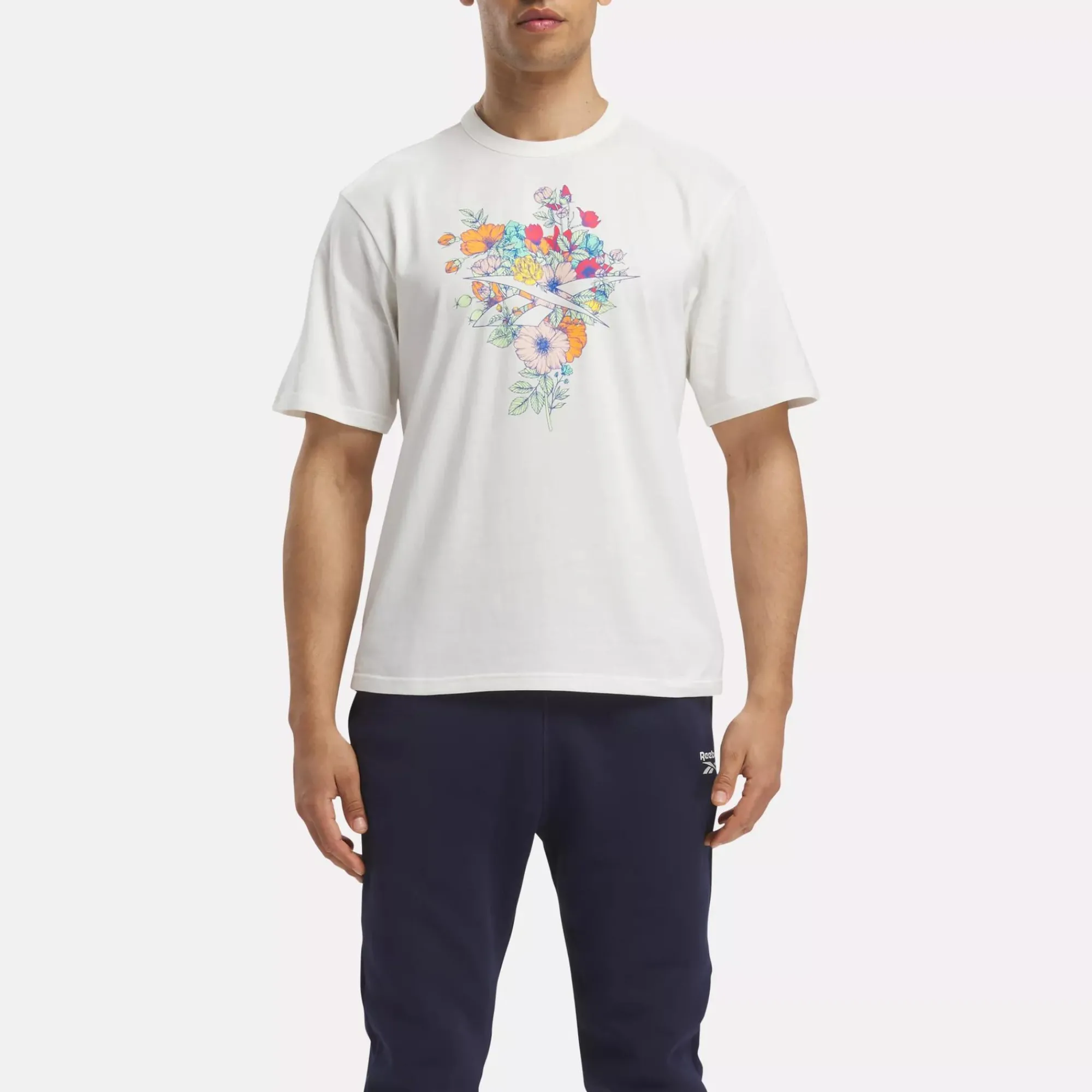 Tops & T-Shirts|Reebok Tops & T-Shirts Identity Good Vibes T-Shirt