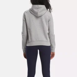 Loungewear|Reebok Loungewear Identity Small Logo Fleece Full-Zip Sweatshirt