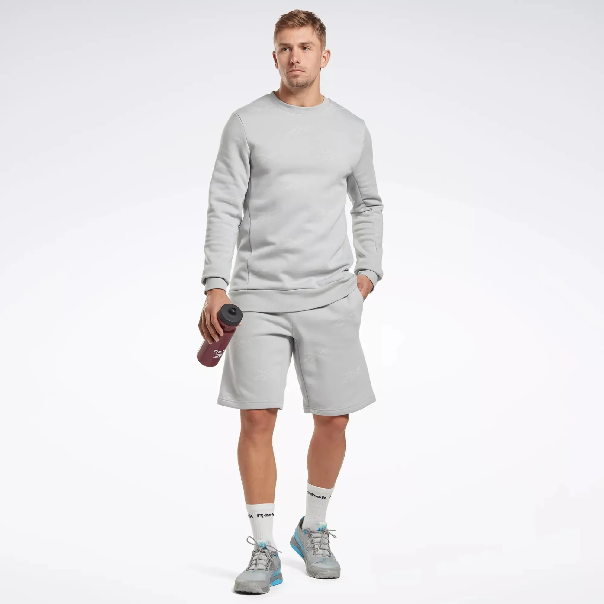 Hoodies & Sweatshirts|Reebok Hoodies & Sweatshirts Identity Vector Fleece Crew Sweatshirt