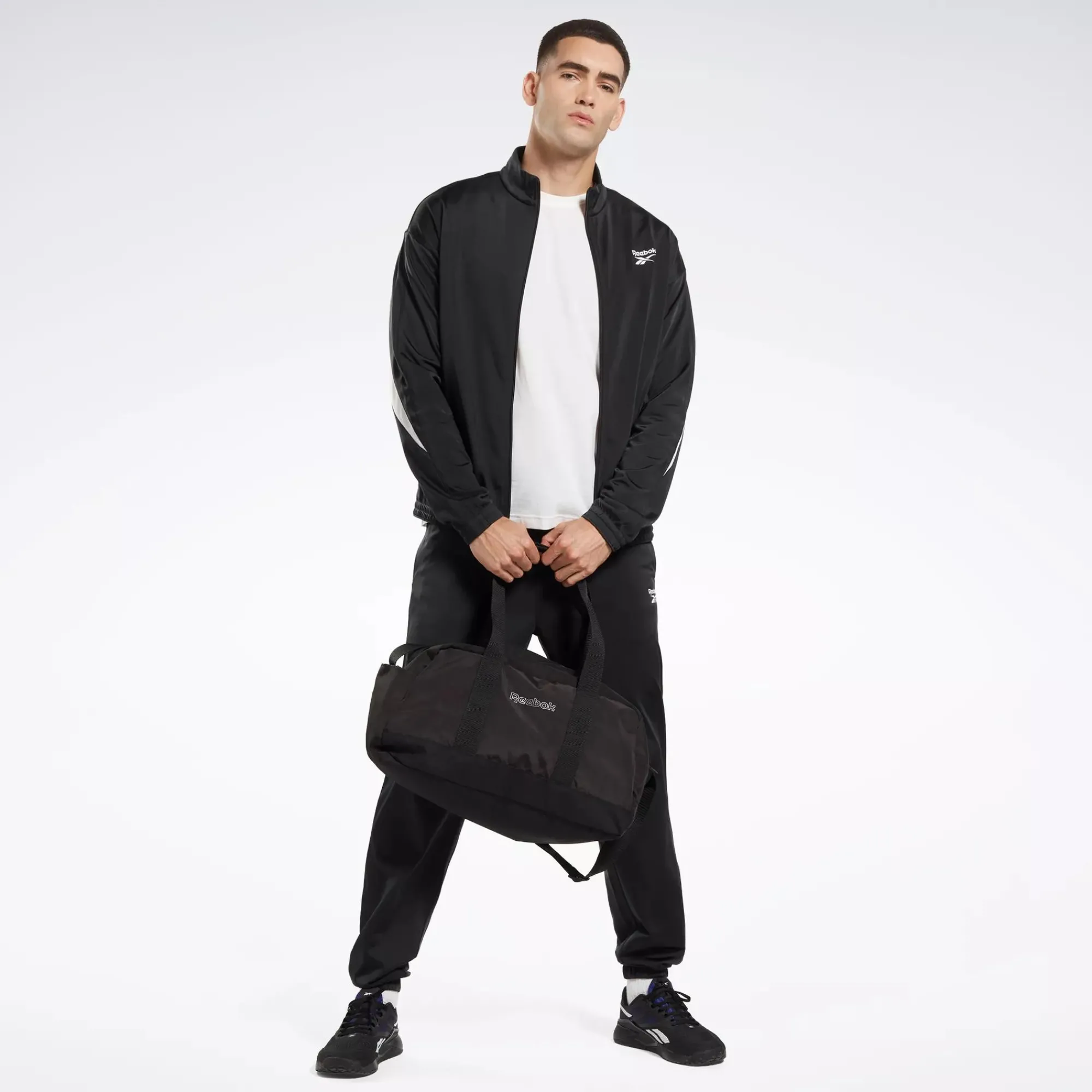 Jackets|Reebok Jackets Identity Vector Knit Track Jacket