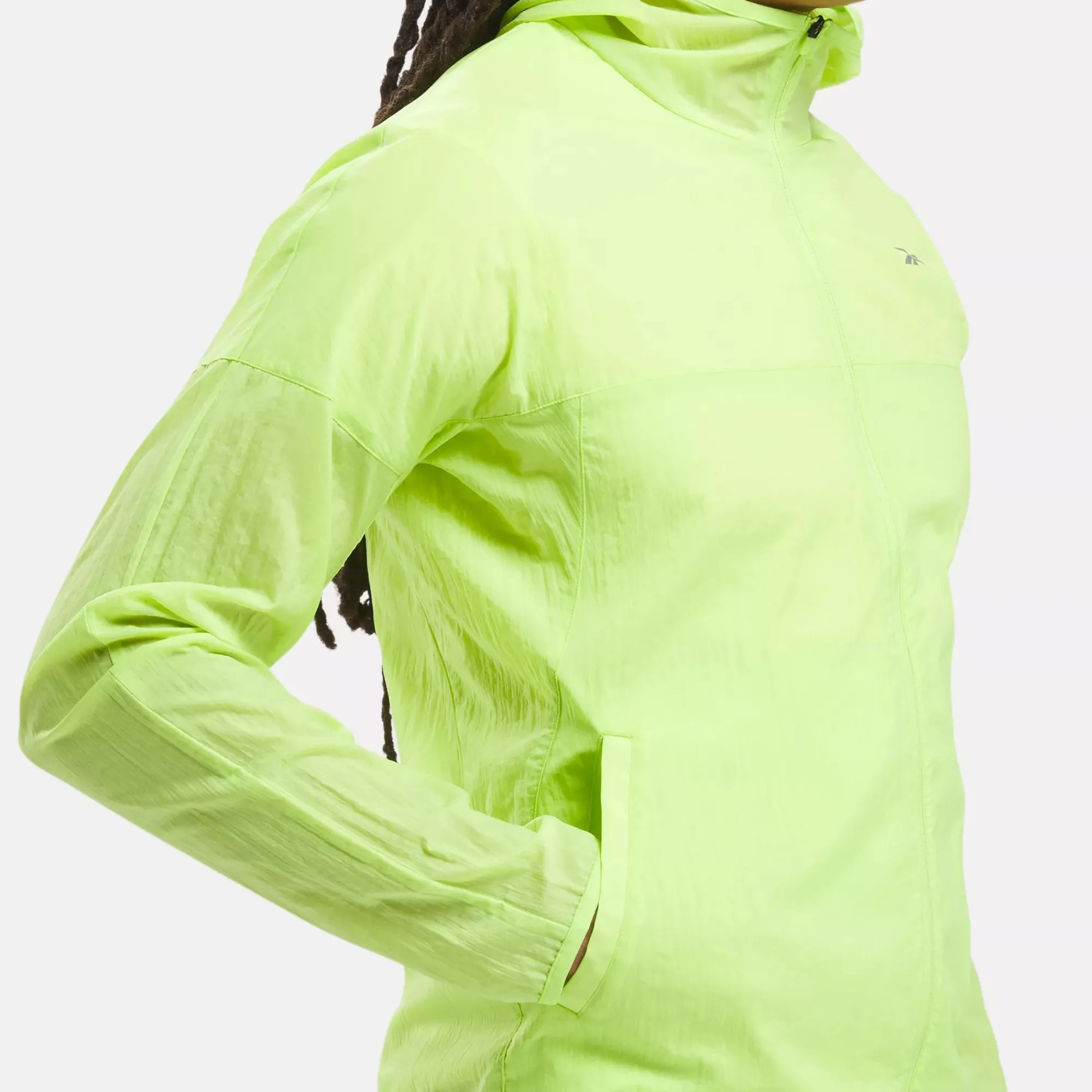 Jackets|Reebok Jackets Running Hooded Jacket
