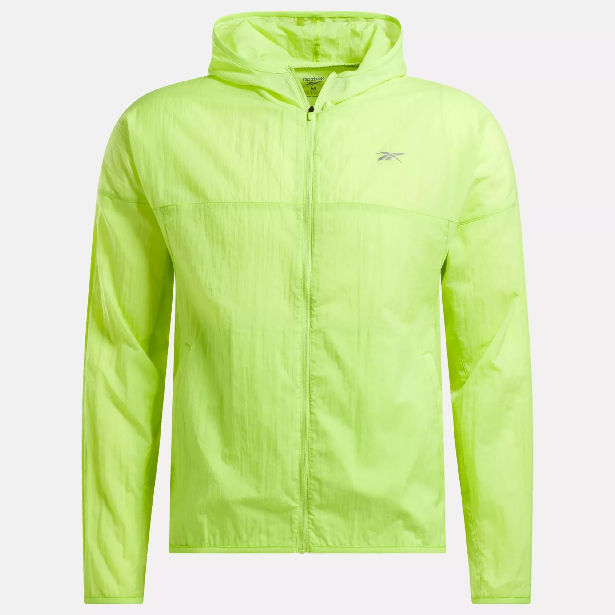 Jackets|Reebok Jackets Running Hooded Jacket