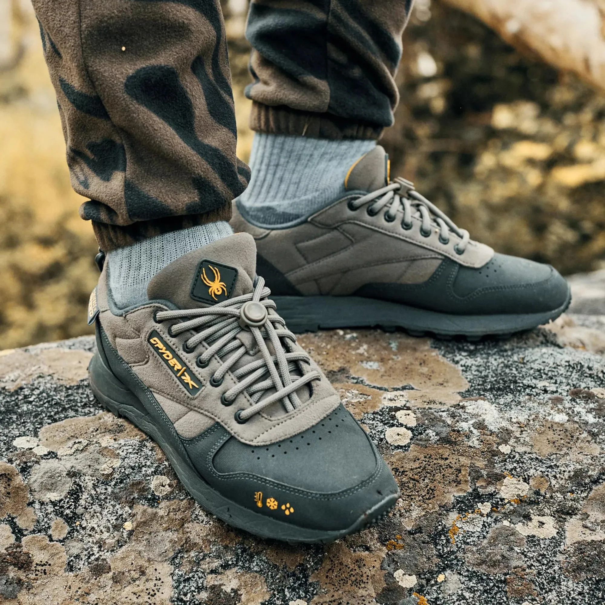 Slides|Reebok Slides Spyder X Classic Leather Trail Shoes