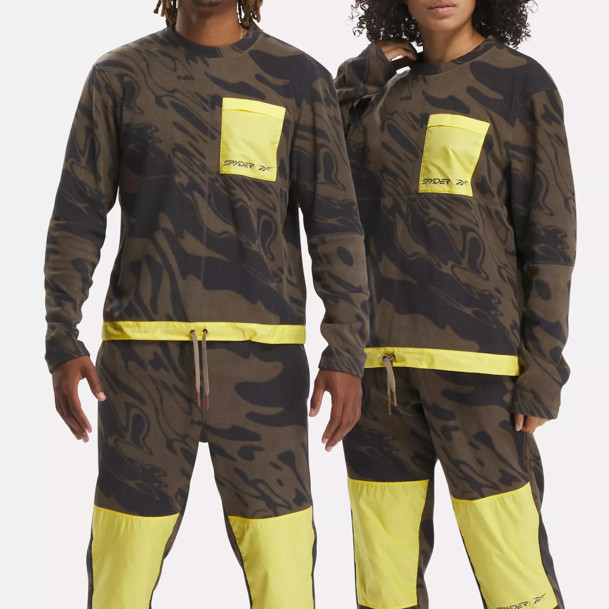 Hoodies & Sweatshirts|Reebok Hoodies & Sweatshirts Spyder X Lounge Long Sleeve Crew Sweatshirt