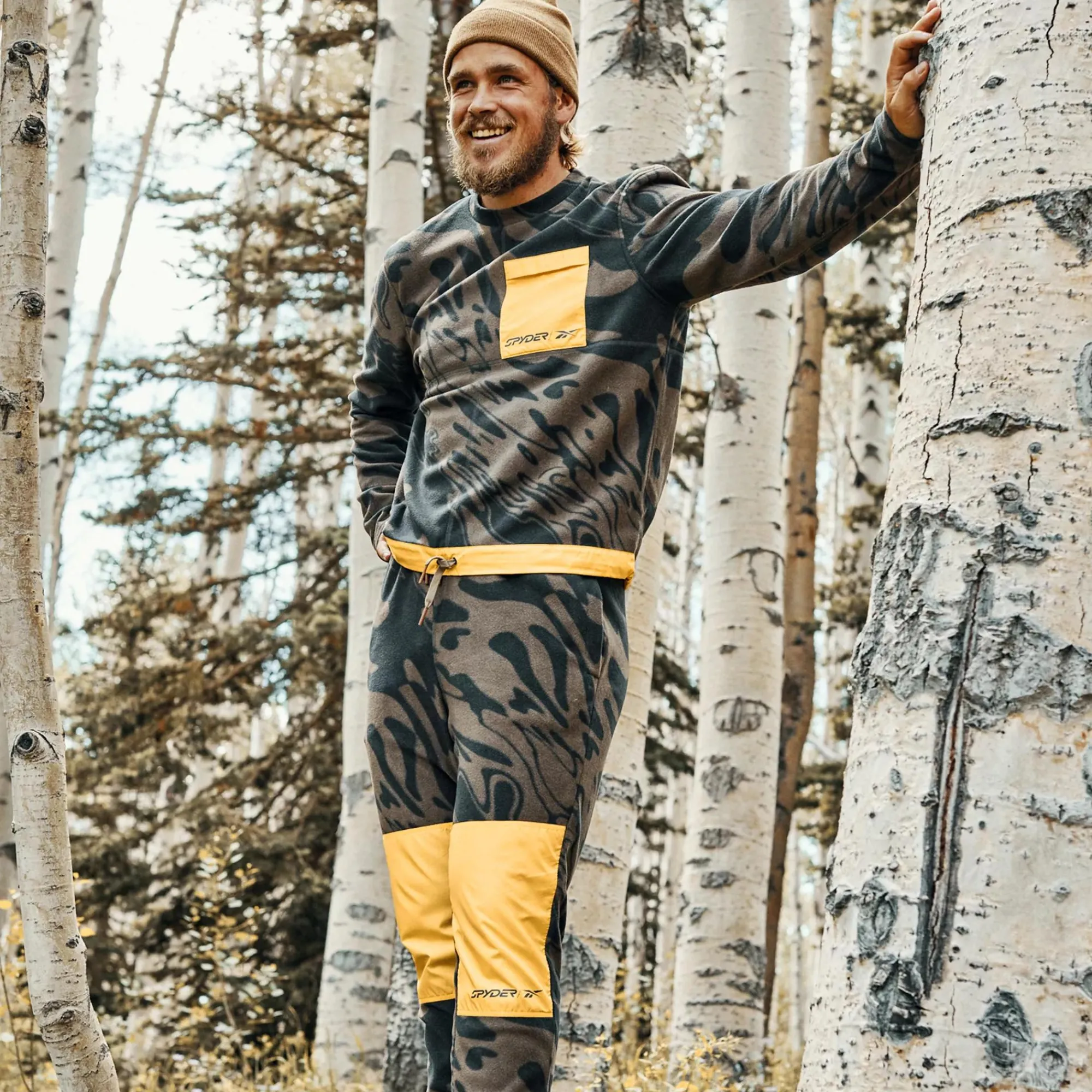 Hoodies & Sweatshirts|Reebok Hoodies & Sweatshirts Spyder X Lounge Long Sleeve Crew Sweatshirt
