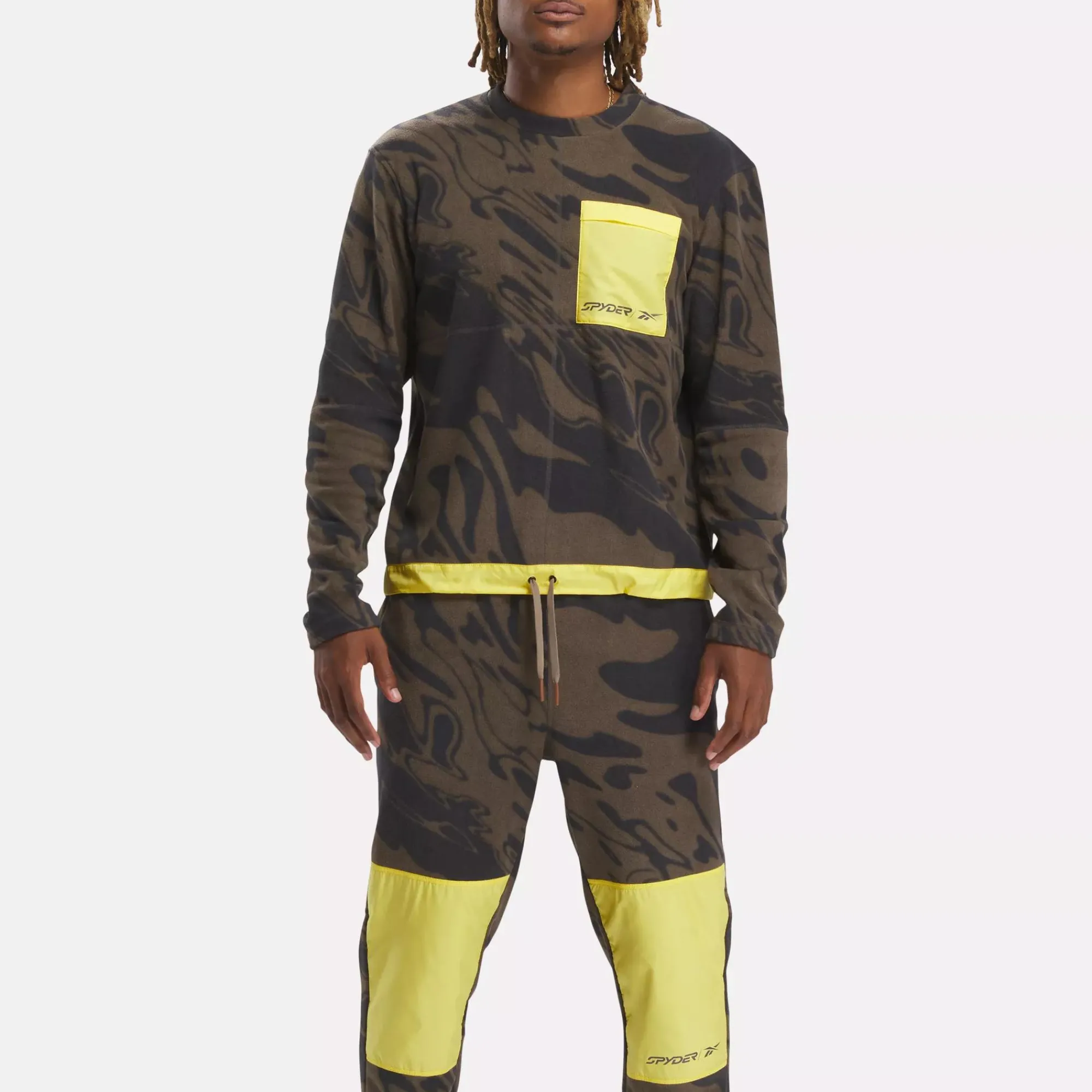 Hoodies & Sweatshirts|Reebok Hoodies & Sweatshirts Spyder X Lounge Long Sleeve Crew Sweatshirt